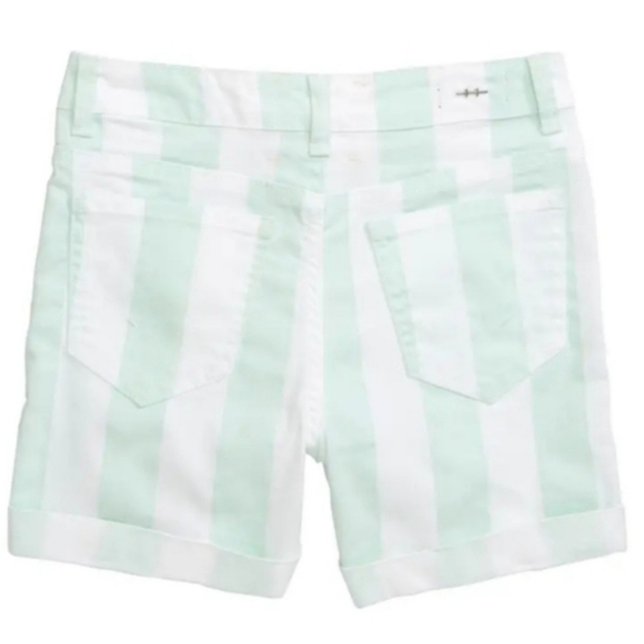 Habitual Girl Mint/White stripe shorts - Picture 2 of 4